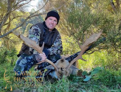 Many points on this Fallow Buck for Blayne Bester Kaweka 2022