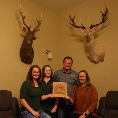 Rob Holt, Tiegan Holt, Zoe Holt and Nadine Burkin